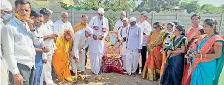 Pimpalner Sant Santaji Jagnade Maharaj mandir bhumi pujan