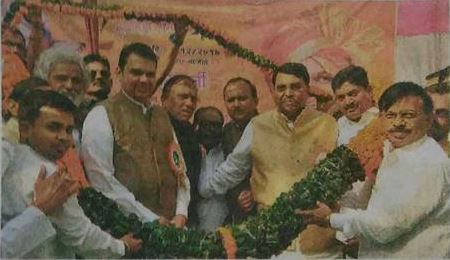 sant santaji maharaj jagnade smarak devendra fadnavis