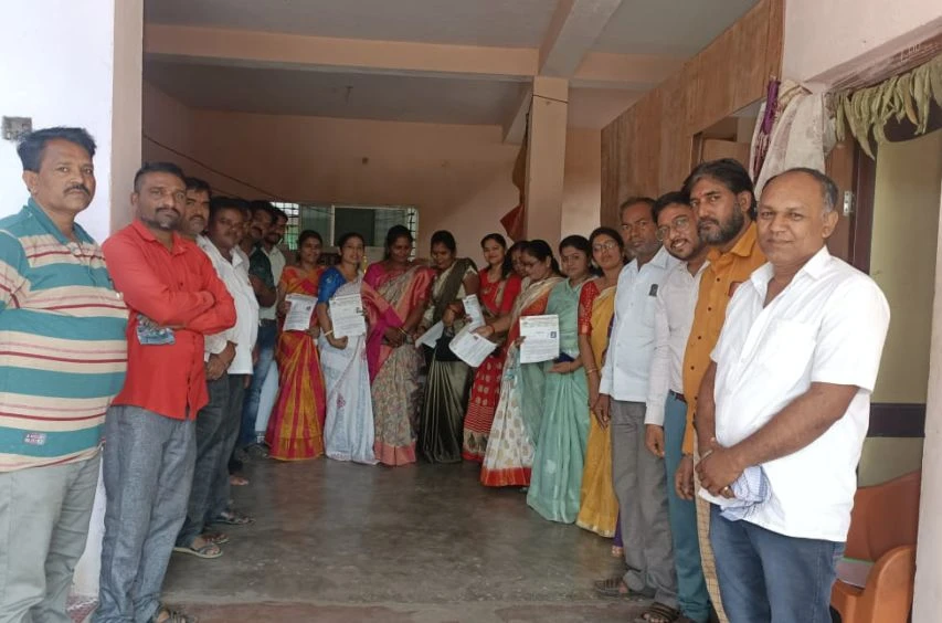 Announcement of the Karykarini of Santaji Brigade Teli Samaj Mahasabha Mahila Kranti Aghadi