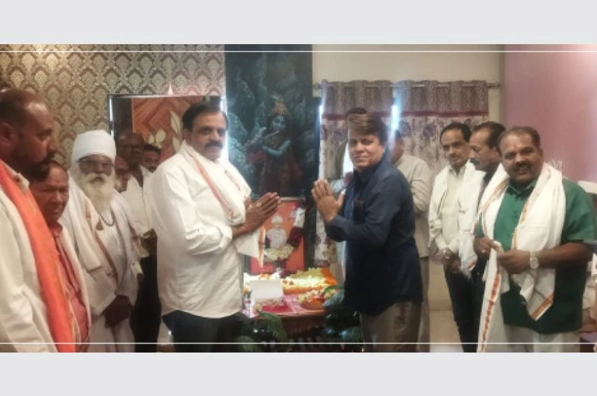 Chelipura Teli Samaj Celebrati Santaji Jagnade Maharaj Jayanti