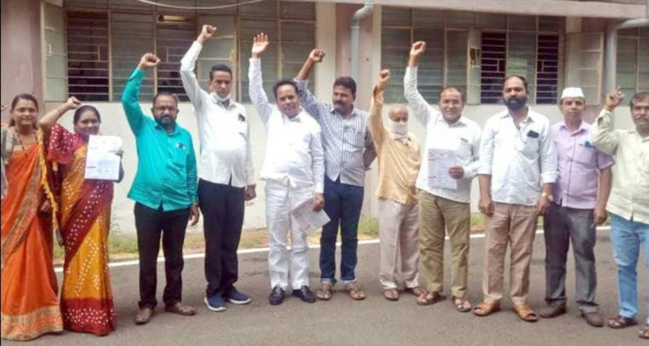 Jamner taluka nuksan grast Shetkari bharpai by government demanded by Khandesh teli Samaj Mandal