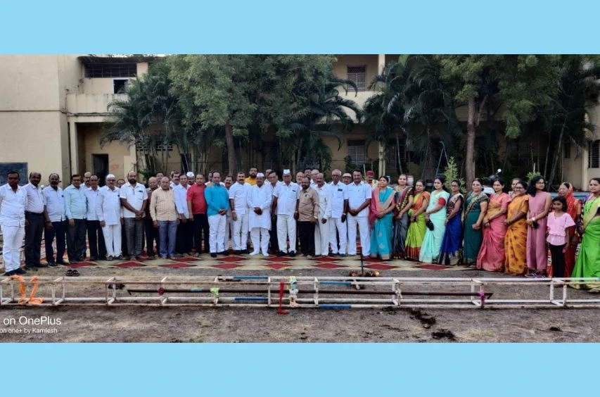 Khandesh teli Samaj Mandal aayojit vadhu var parichay melava Jaga Bhumi Pujan samarambh