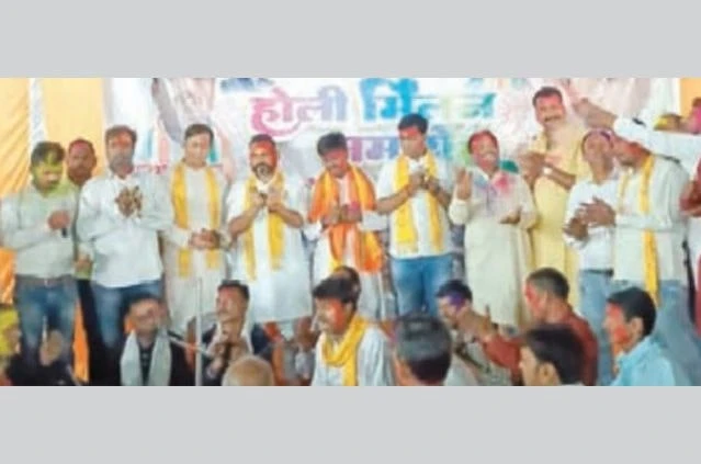 Many dignitaries gathered in Holi Milan of Jamshedpur Sahu Samaj