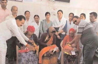 Mulatai Hospital Welcomes Newborn Girls with Silver Ornaments on Maa Karma Jayanti