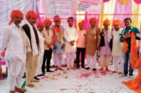 Rajasthan teli Rathore Sahu Samaj dwara aayojit vittiya Adarsh samuhik Vivah Sammelan