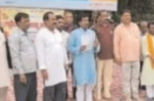 Rashtriya Teli Sahu Mahasangathan Bokaro Ek divasiya dharna Pradarshan