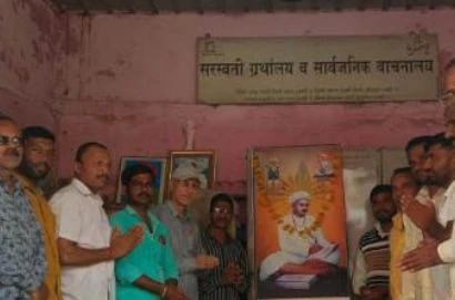 Saint Santaji Jaganade Maharaj Jayanti celebrated in Vihamandwa Paithan Taluka 