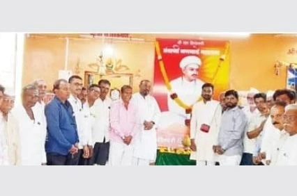 The 398th Jayanti of Saint Shiromani Santaji Maharaj Jaganade was celebrated with enthusiasm in Kalamb city