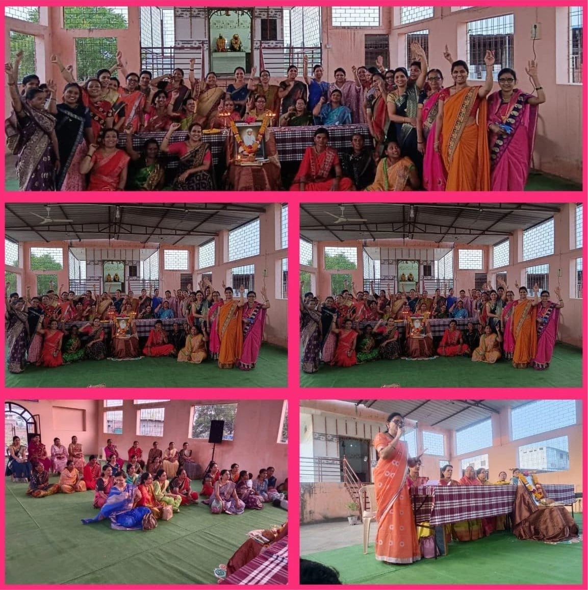 punyatithi of Santaji Maharaj on behalf of Telhara Mahila Mandal