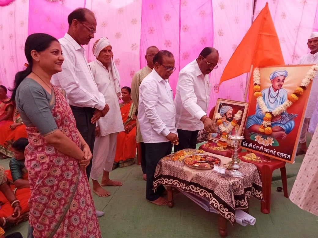 sant santaji jagnade maharaj 400 th jayanti celebration in Gadchiroli district 