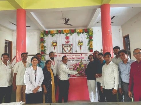 sant santaji jagnade maharaj jayanti celebration by Teli Samaj Vikas Sanstha Mauda