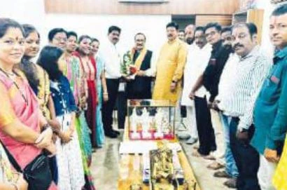 santaji jagnade maharaj Arthik Vikas Mahamandal sthapana - Teli Sena
