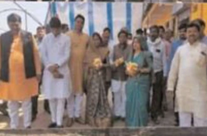 teli Sahu MAHASangathan Madhya Pradesh Decision to install maa Karma 101 feet statue flag