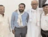 राज्यसभा सांसद दिग्विजय सिंह से मुलाकात कर सर्व तेली समाज ने रखी अपनी मांग
