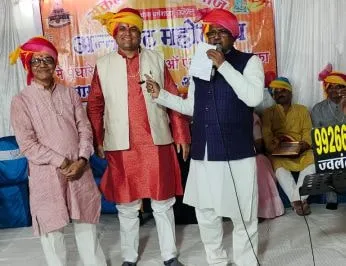 साहू समाज में पहली बार मनाया अन्नकूट महोत्सव