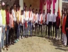 भीलवाड़ा तेली महासभा ने दुर्गा शक्ति अखाड़े का किया स्वागत