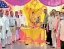 भोपाल साहू समाज कर्मा जयंती... सीमित लोगों ने मास्क लगाकर की प्रार्थना, भंडारे नहीं हुए