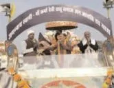 चंदेरा पहुंची जगन्नाथ स्वामी मां कर्मा देवी रथयात्रा,साहू समाज ने किया स्वागत