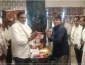 चेलीपुरा येथे  श्री संताजी जगनाडे महाराज जयंती उत्साहात संपन्‍न