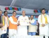 राजनांदगांव जिला साहू संघ के शपथ ग्रहण समारोह में शामिल हुए मुख्यमंत्री भूपेश बघेल