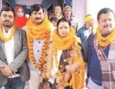 पंचायत चुनाव में तेली वैश्य समाज से जीते जनप्रतिनिधियों को दी बधाई