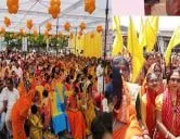 साहू समाज के सम्मलेन में प्रतिभावानों और वरिष्ठजनों का किया गया सम्मान