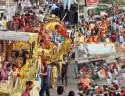 साहू समाज हटा द्वारा मां कर्मा देवी जयंती पर निकाली शोभा यात्रा