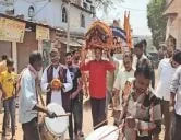 जगन्नाथ स्वामी एवं जन जागृति रथ यात्रा दीवानगंज में पहुंची
