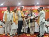 तेली समाजाच्या राज्यस्तरीय अधिवेशनात कचरू वेळंजकर यांचा शेगाव येथे गौरव