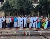 खान्देश तेली समाज मंडळ आयोजित वधु - वर परिचय मेळाव्याच्या जागेचे भूमिपूजन संपन्न