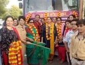 राजेश साहू क्लब झाँसी के तीर्थयात्री हरिद्वार रवाना