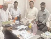 गांधी जयंती को लेकर साहू समाज ने किया जनसम्पर्क