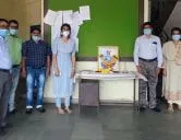श्री. संताजी जगनाडे महाराज यांच्या पनवेल जयंतीनिमित्त पालिका मुख्यालयात अभिवादन