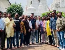 तेलघानी बोर्ड अध्यक्ष के नगर आगमन पर हुआ स्वागत