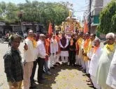 मनाया फागोत्सवः तेली समाज ने ठाकुरजी संग खेला फाग