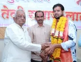 वीरशैव तेली समाज लातूर च्‍यावतीने तेली समाज बांधवांचा सत्‍कार समारंभ संपन्‍न.