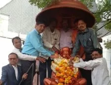अखिल विदर्भ तेली समाज संघटना वधू - वर सुचक नागपूरच्या वतीने संत जगनाडे महाराजांची जयंती उत्साहात साजरी