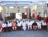 नवीन हिंदू वर्ष व गुढीपाडव्याच्या मुहूर्तावर वीरशैव तेली समाजातील ज्येष्ठांची स्नेहभेट.