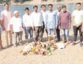 अखिल भारतीय तैलिक साहू महासभाने की मानगो छठ घाट की सफाई