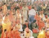 भक्त माता कर्मा जयंती पर रायपुर साहू समाज का आदर्श सामूहिक विवाह