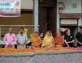 राष्ट्रीय तेली साहू महासंगठन ब्यावरा द्वारा संस्कार महोत्सव शांतिकुंज शोभायात्रा का भव्य स्वागत 