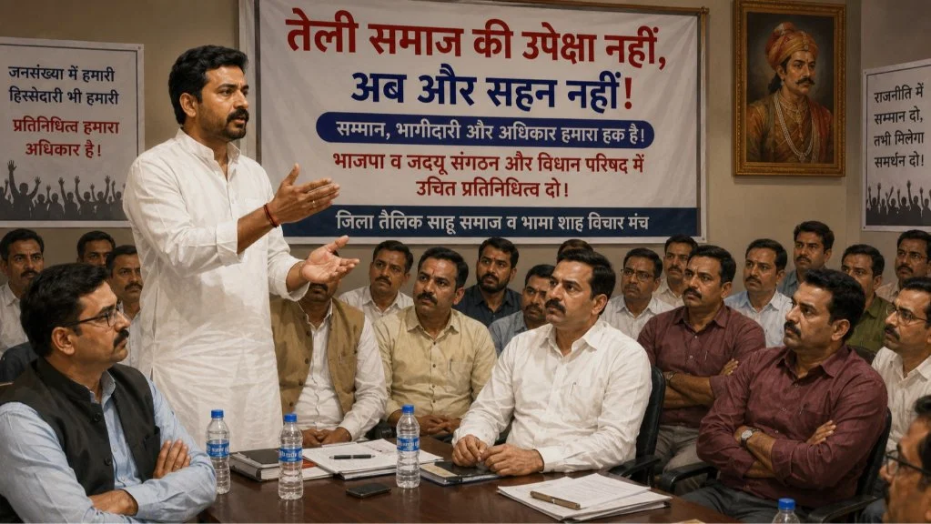BJP aur JDU Mein Teli Samaj Ki Upeksha Par Bhadka Aakrosh