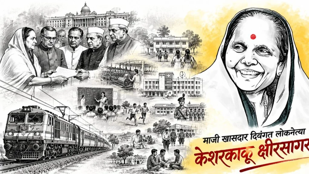 Maaji Khaasdar Lokneta Kesharkaku Kshirsagar Yanna Maranottar Sanman 4 Oktobarla Punyatithinimitt Karyakram