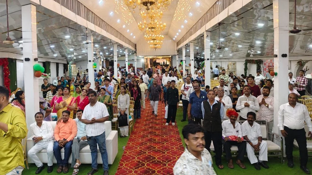 Rashtriya Teli Sahu Mahasangathan Dwara Meghavi Chhatra Gaurav Samman Samaroh Harshollas Ke Sath Sampann