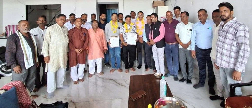 Rashtriya Teli Sahu Mahasangathan MP Sharad Sahu Indore District President Ranjit Gupta Pithampur President New Executive Committee