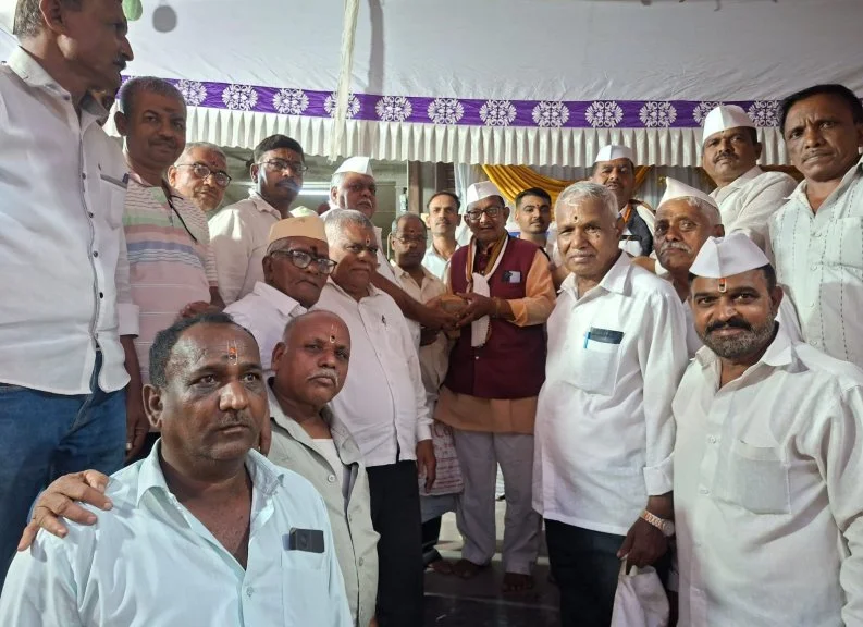 Samast Tilwan Teli Samaj Satara Sant Jaganade Maharaj Palkhiche Bhavya Swagat