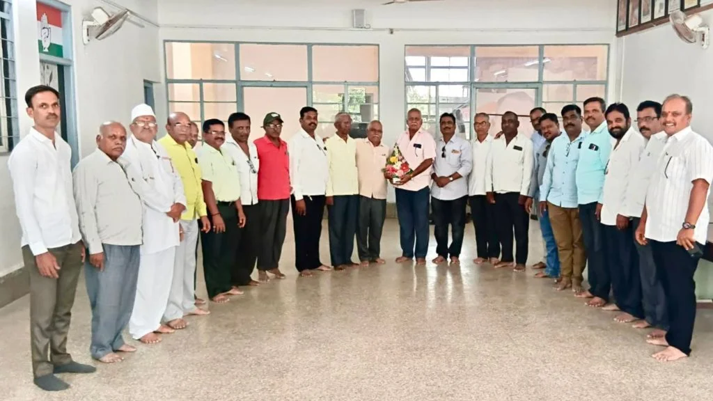 Satara Jilha Tilvan Teli Samaj Sangh Adhyakshpadi Ashok Bhoj Yanchi Binvirodh Nivad