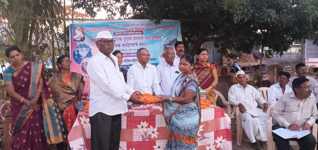Shri Santaji Foundation Distributes Family Welfare Kits in Satara